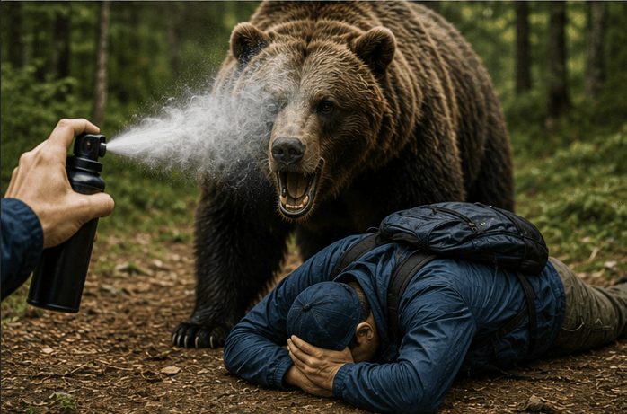 クマに遭遇した時の身を守る方法